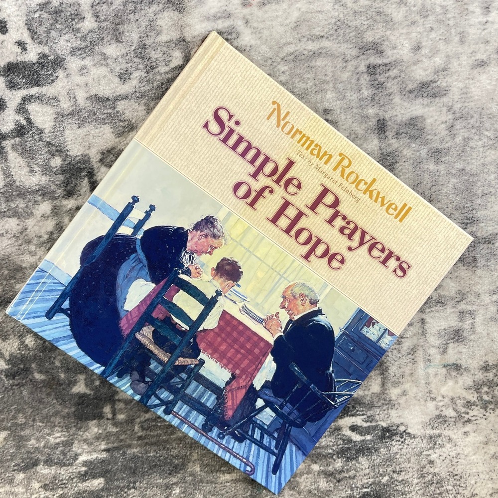 Norman Rockwell‎ Simple Prayers of Hope Hardcover Art Book Margaret Feinberg